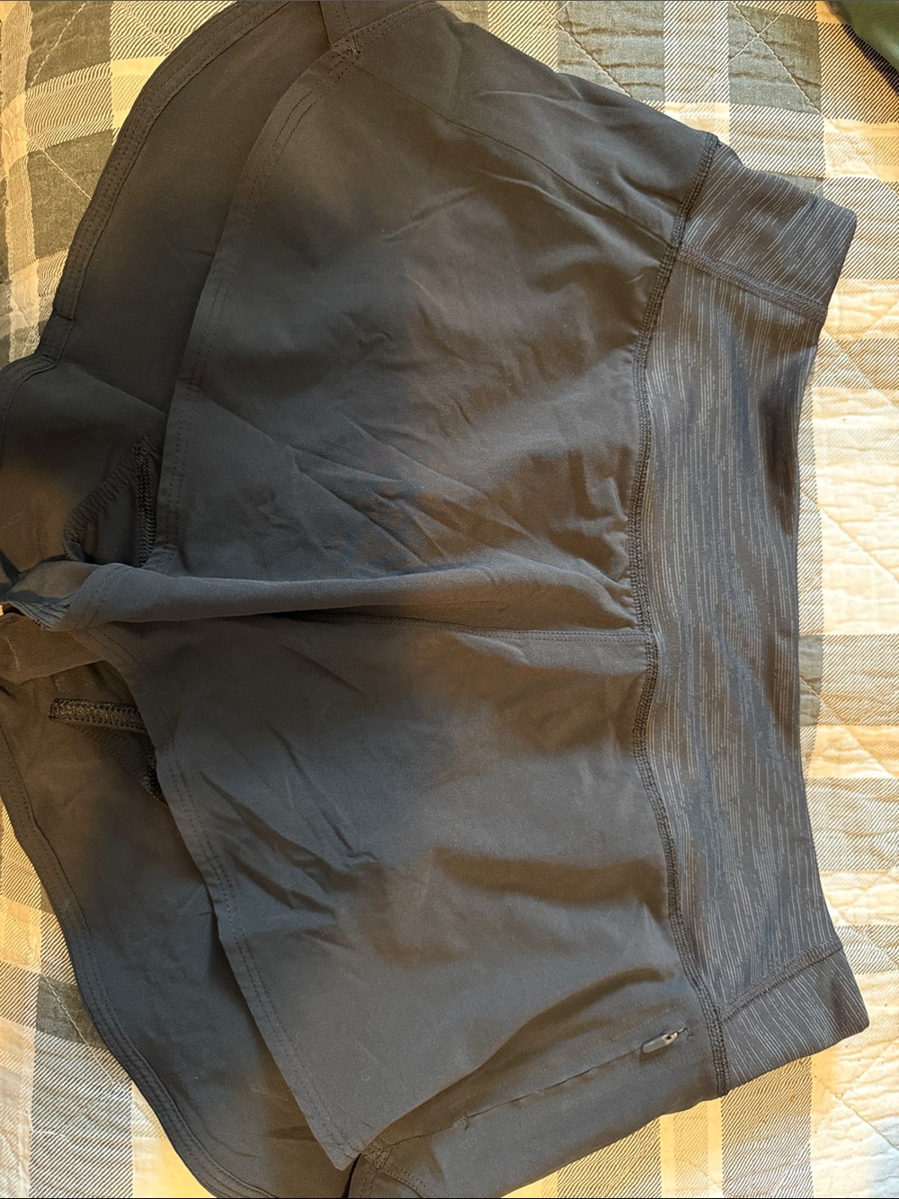 Outdoor Voices Black Performance Shorts with Inner Shorts